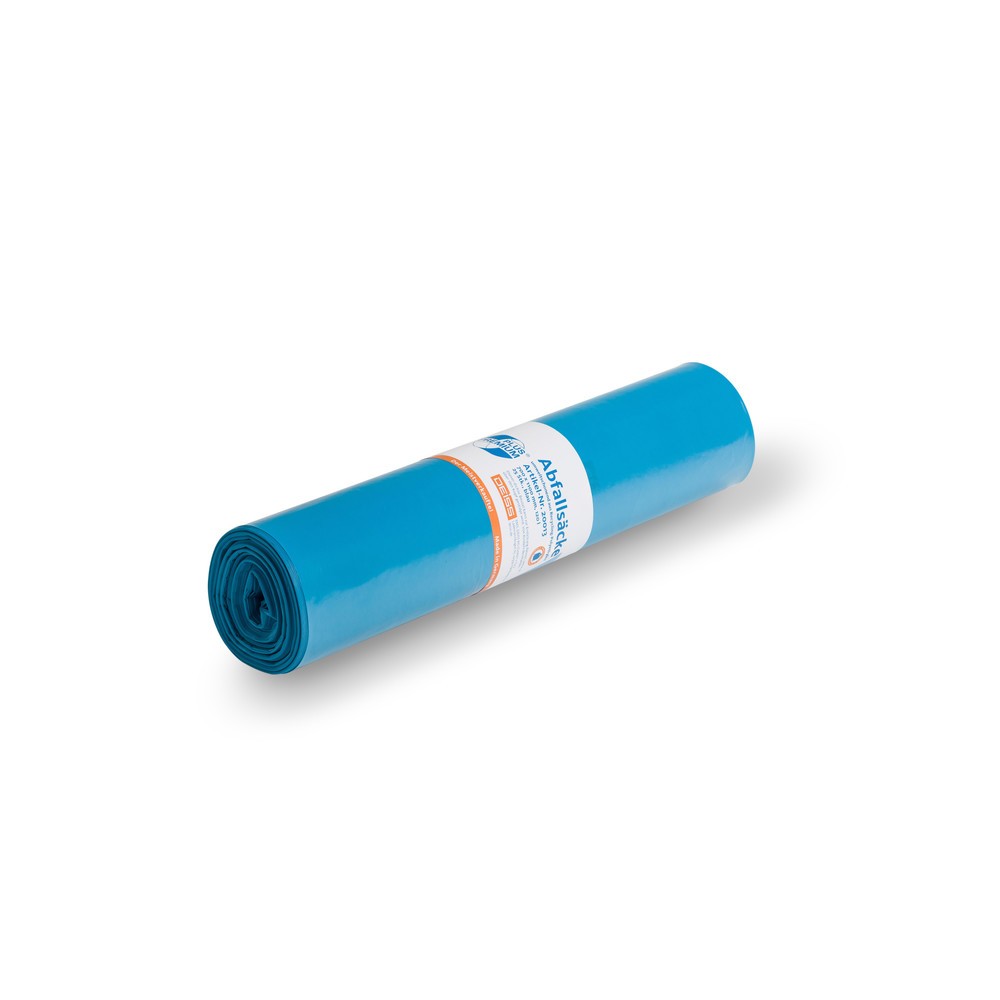 Illustration du produit: Sac à déchets DEISS PREMIUM PLUS le plus vendu, 120 L, 700 x 1 100 mm, LDPE, 25 pièces/rouleau, 10 rouleaux/paquet