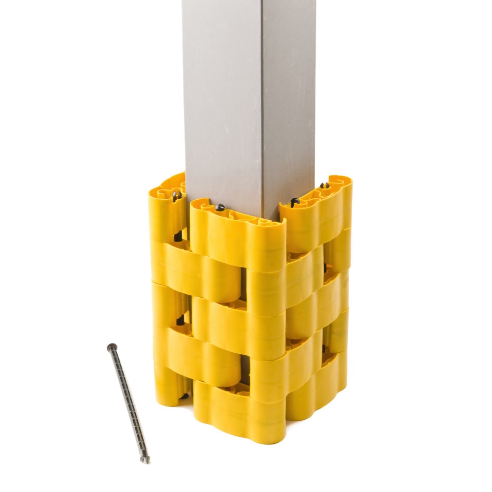 Produktabbildung: Säulen-Anfahrschutz, Höhe 500 mm, für Säulenmaße (BxT) 100-150 x 100-150 mm