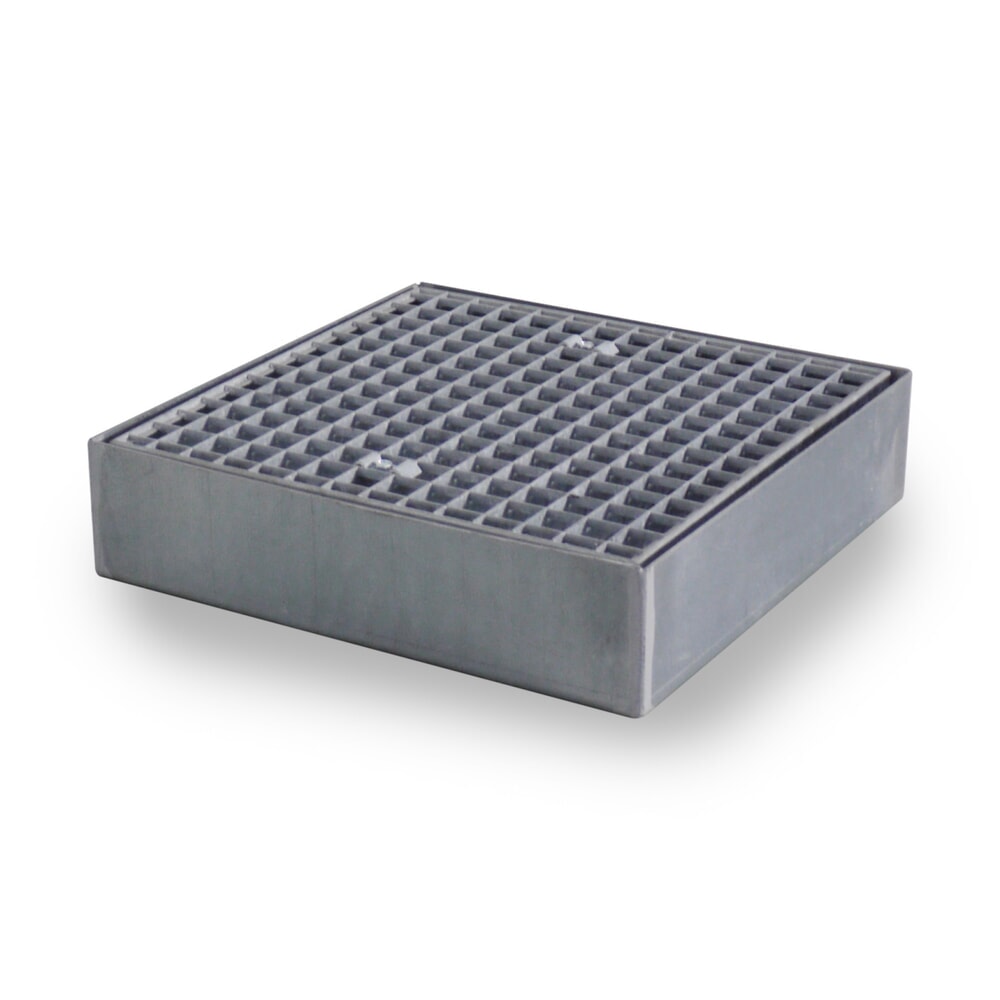 Produktabbildung: SAFE Flach-Auffangwanne aus Stahl, TK 6.500 kg/m², HxBxT 118 x 500 x 500 mm