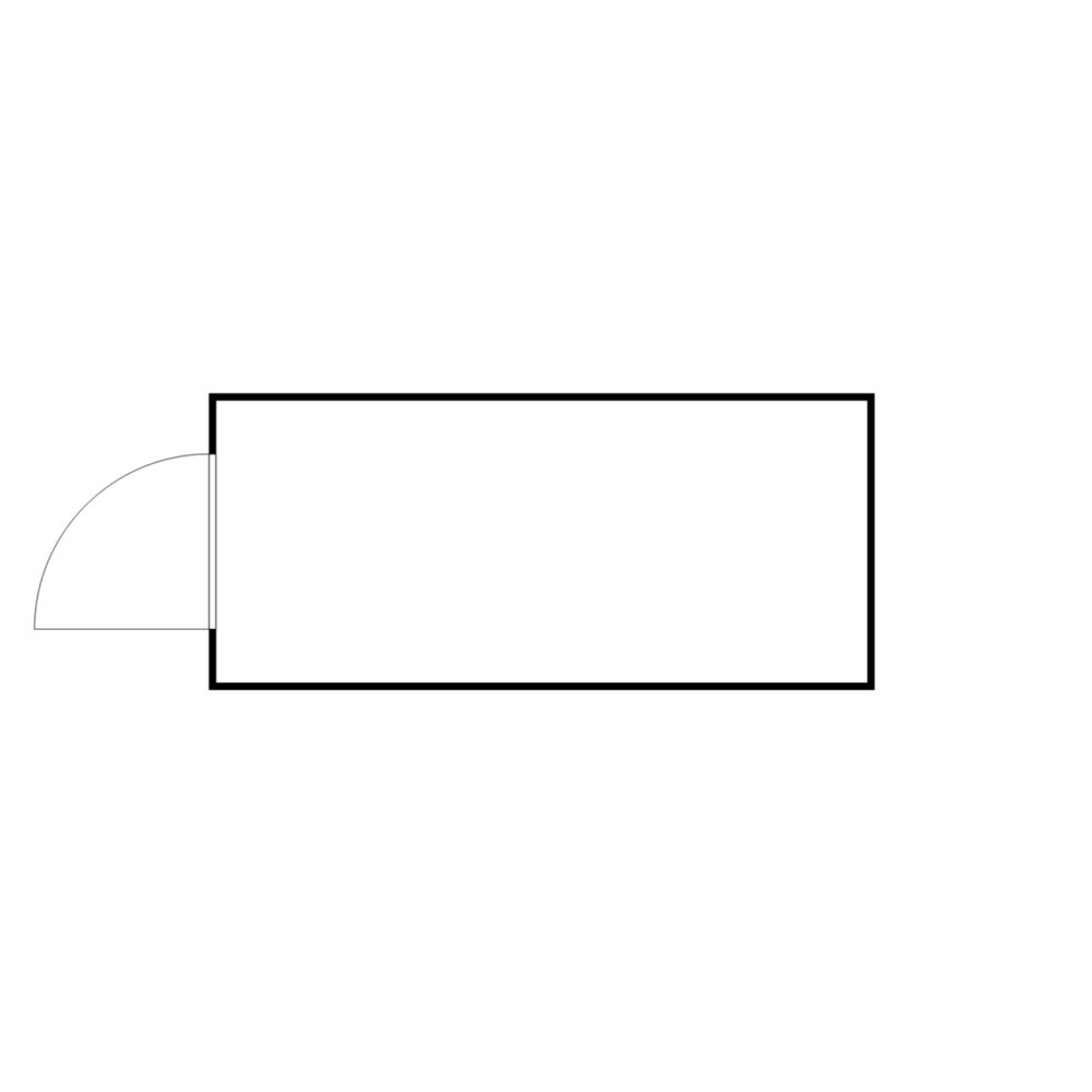 Produktabbildung Nr. 2: SAFE Tank Gefahrstoffcontainer 1700 WGK, verzinkt, montiert, Innen- und Außenaufstellung, Maße außen 5080x2170x2300 mm, Einzelflügeltür, mittig in 2 m Seite, Lagerfläche 10 m²