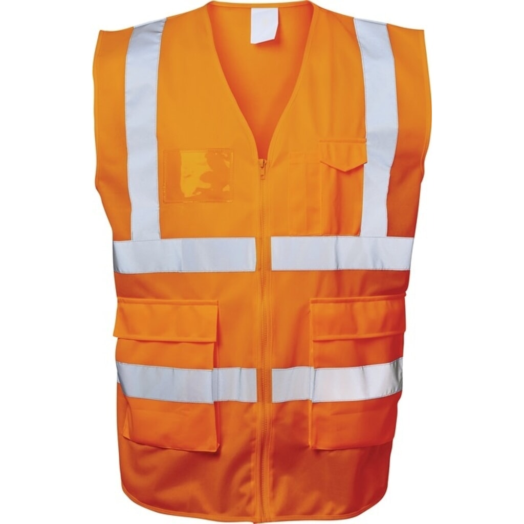 SAFESTYLE Warnweste EWALD Gr.XXL orange EN ISO Produktabbildung: SAFESTYLE Warnweste EWALD Gr.XXL orange EN ISO