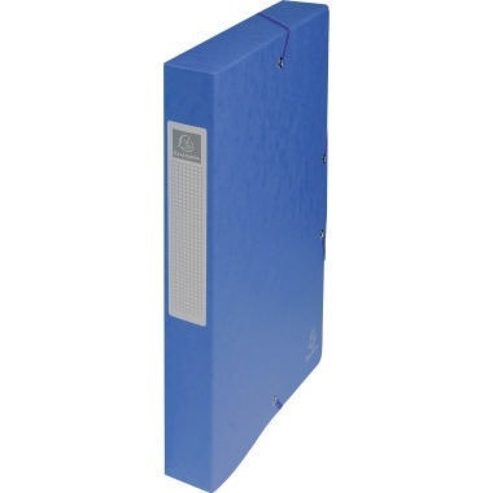 Produktabbildung: Exacompta Archivbox Exabox 50402E DIN A4 40mm Manilakarton blau
