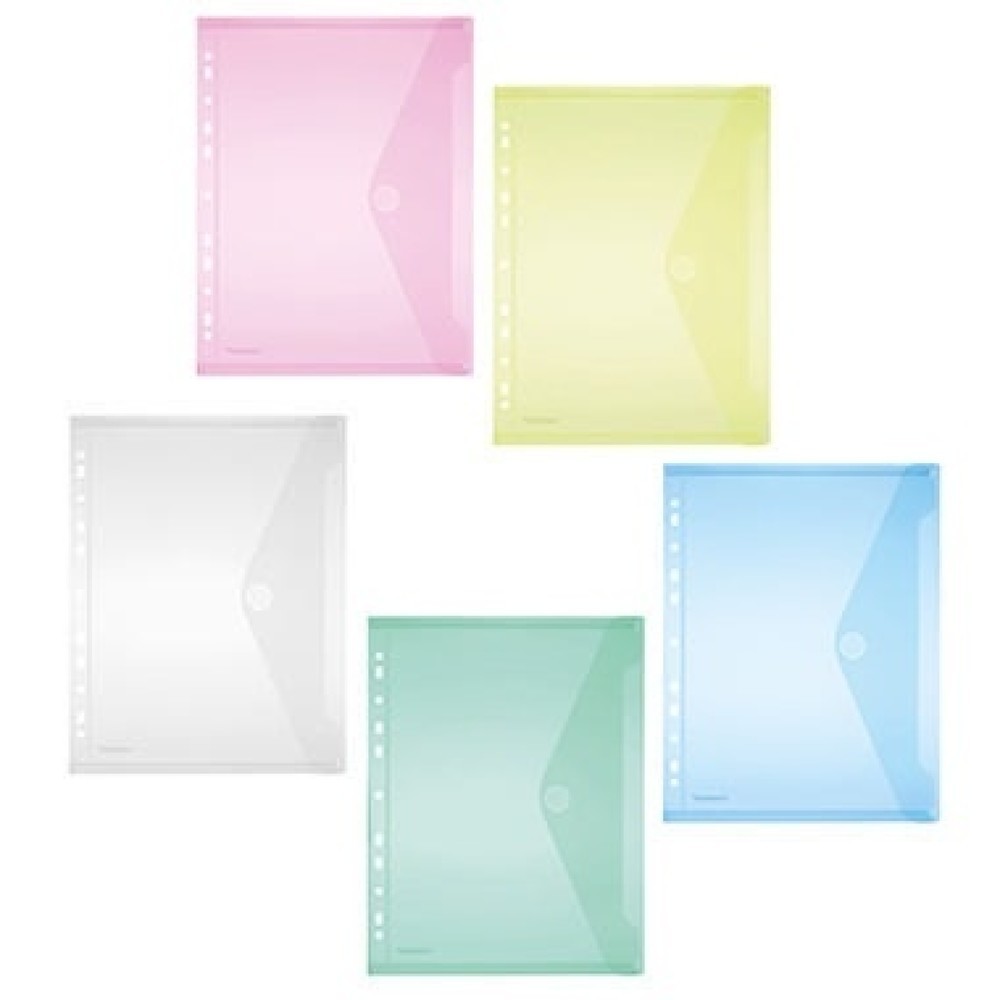 Produktabbildung: FolderSys Sammelhülle 40106-94 DIN A4 sortiert 10 St./Pack.