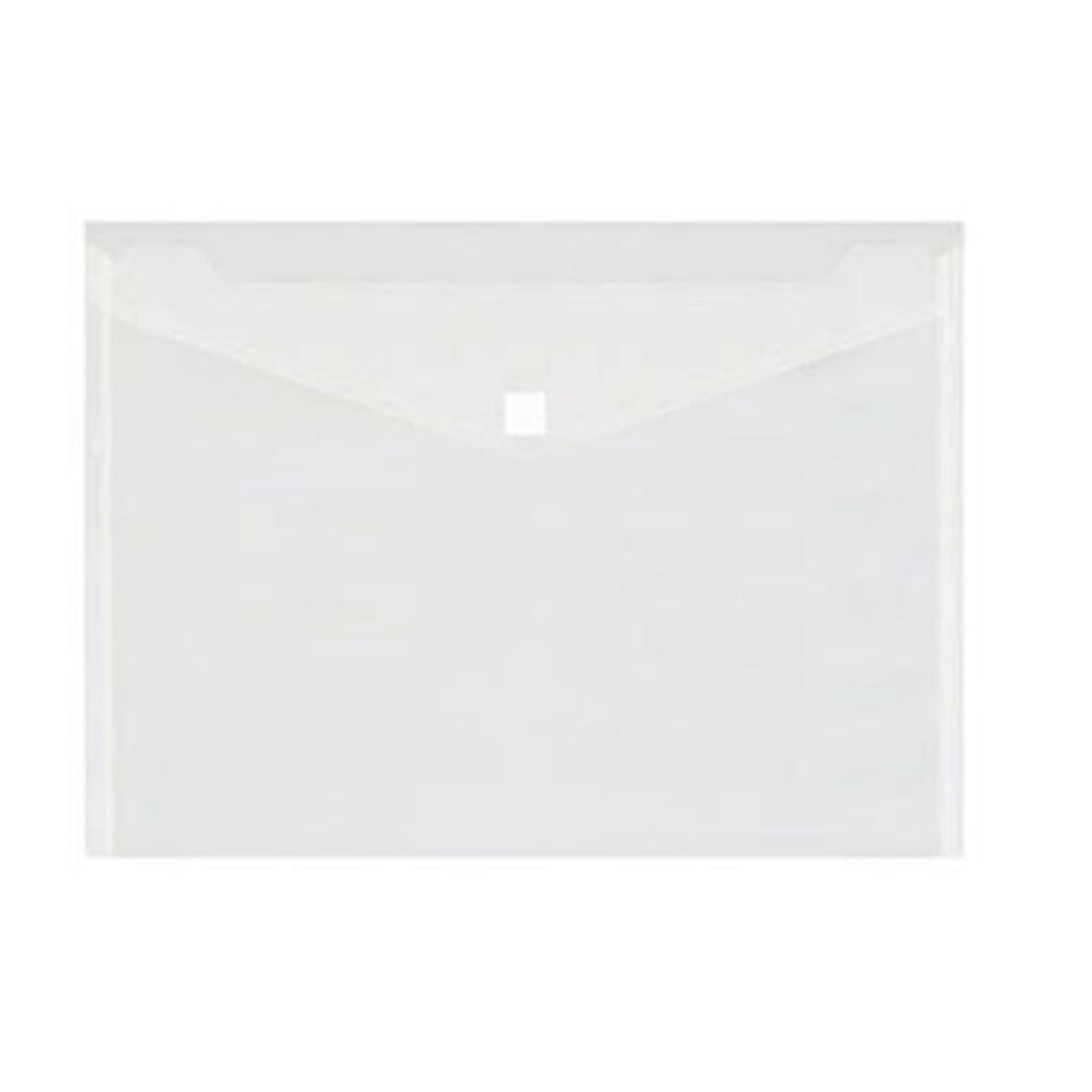 Dokumententasche DIN A4 Polypropylen transparent 5 St./Pack Produktabbildung: Dokumententasche DIN A4 Polypropylen transparent 5 St./Pack