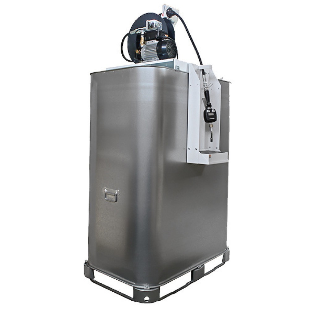 Produktabbildung: SAMOA Schmierstoff-Tank, Elektropumpe, HxBxT 2.180 x 1.135 x 757 mm