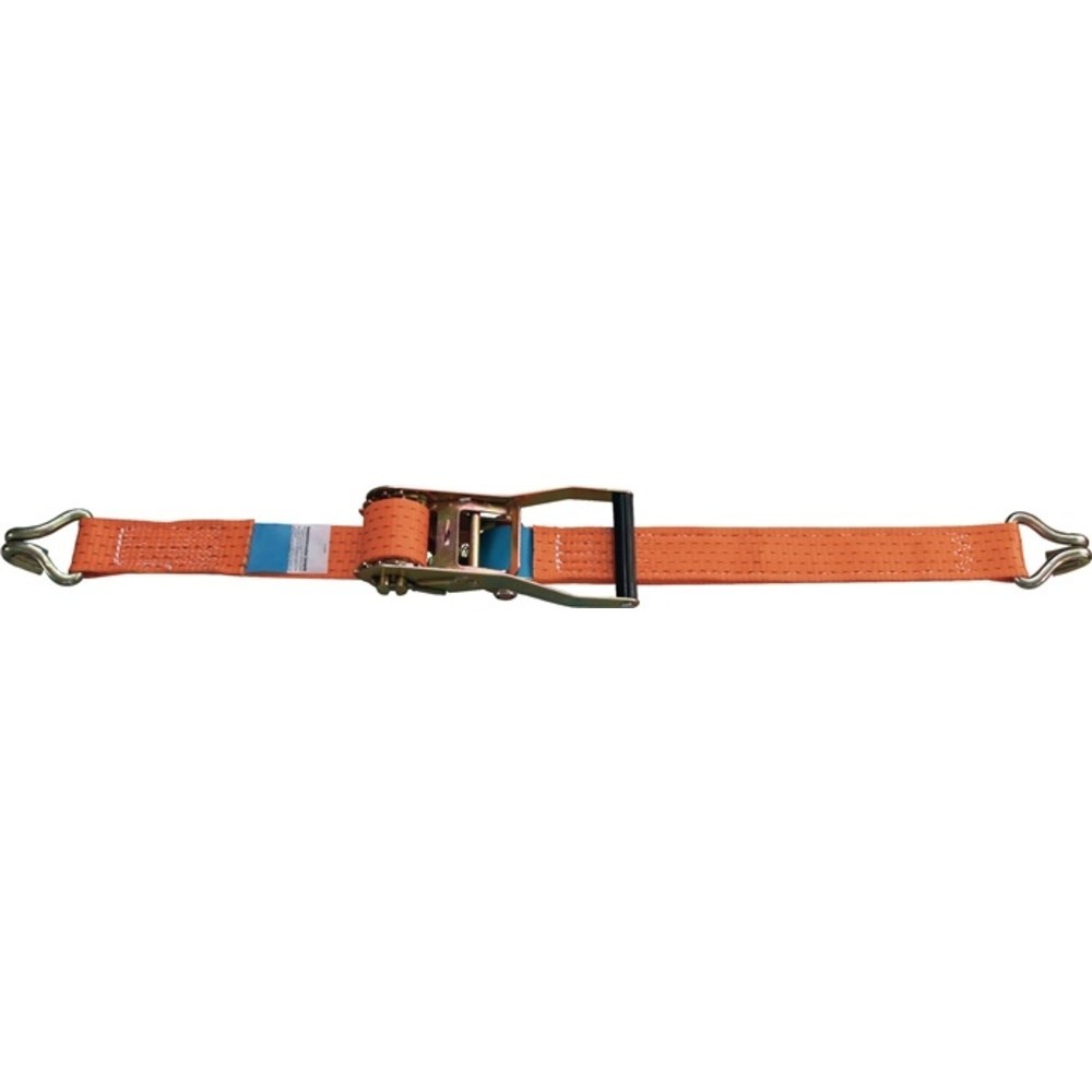 N° de l'image du produit 2 : Sangle d'amarrage DIN EN 12195-2 longueur 6 m largeur 50 mm avec rochet + croche