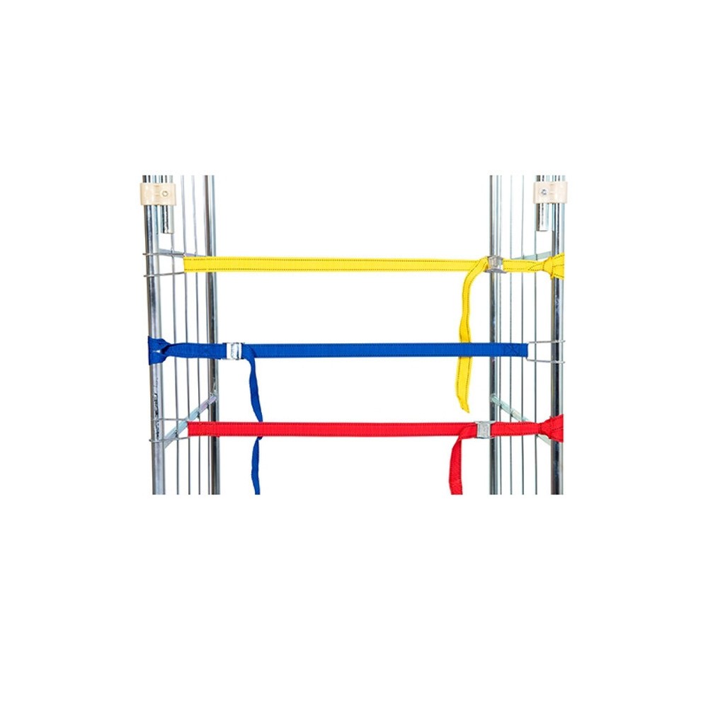 N° de l'image du produit 2 : Sangle de serrage en tissu pour conteneur à roulettes Classic, bleu