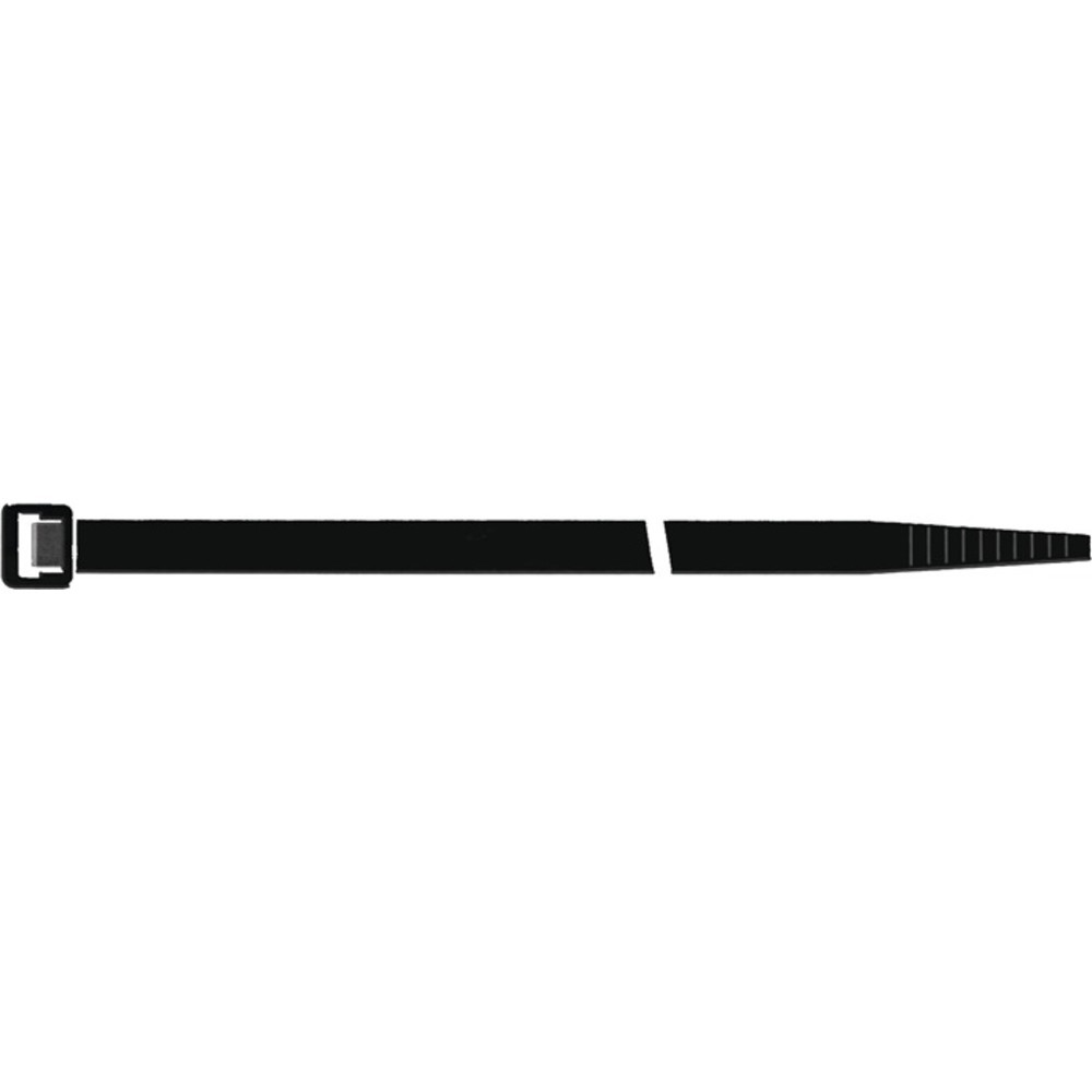 Produktabbildung Nr. 2: Kabelbinder L.540mm B.7,5mm PA schwarz n.UV beständig 100St./Btl.SAPI SELCO