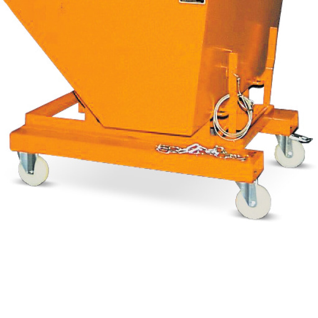 Satz Bauer® Polyamid Lenk- und Bockrollen, Durchmesser 180 mm, Traglast 450 kg pro Rolle Produktabbildung Nr. 2: Satz Bauer® Polyamid Lenk- und Bockrollen, Durchmesser 180 mm, Traglast 450 kg pro Rolle