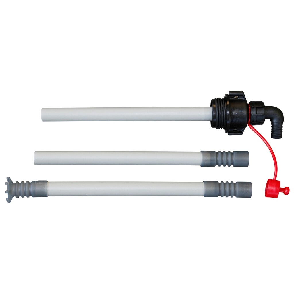 Saugrohr 3-teilig, Einschraubgewinde S70x6, mit AF2-Kupplung, Ausgang DN 19, für Pumpensysteme CEMO Cematic Produktabbildung: Saugrohr 3-teilig, Einschraubgewinde S70x6, mit AF2-Kupplung, Ausgang DN 19, für Pumpensysteme CEMO Cematic