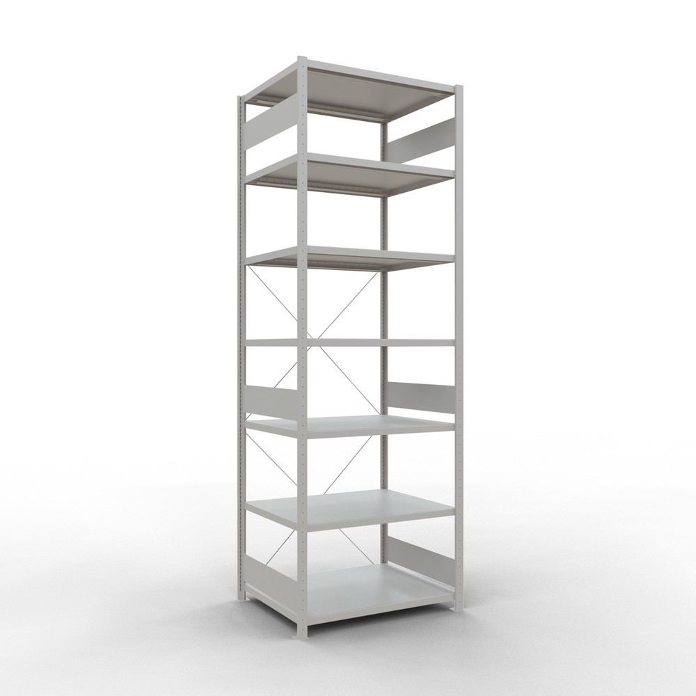 Immagine del prodotto: Scaffalatura a ripiani SCHULTE, grigio chiaro, portata per piano di 330 kg, AxLxP 3.000 x 1.060 x 836 mm