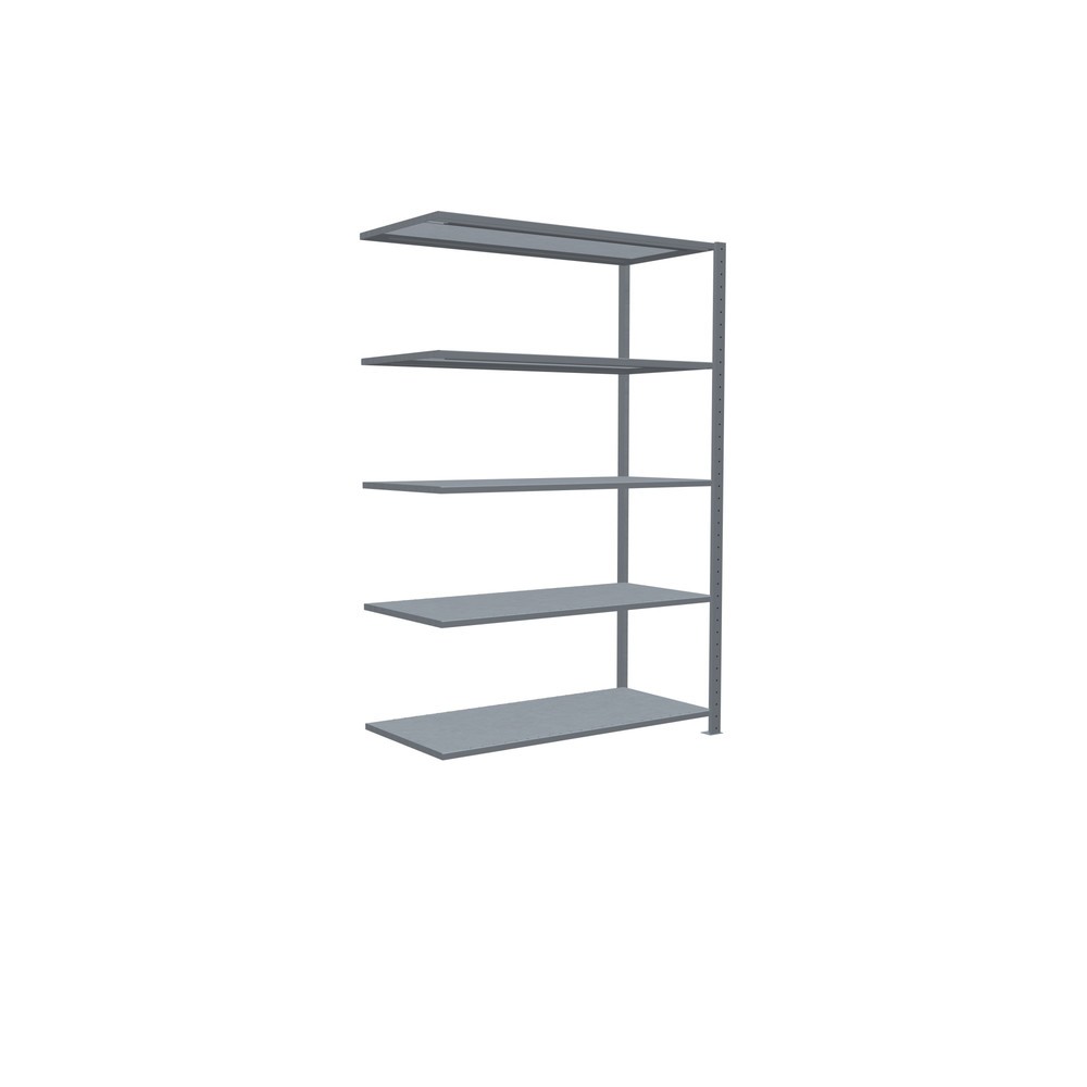 Immagine del prodotto n. 2: Scaffalatura a ripiani SCHULTE, sistema a incastro, campata aggiuntiva, portata per piano 150 kg, zincata, AxLxP 2.000 x 1.300 x 600 mm