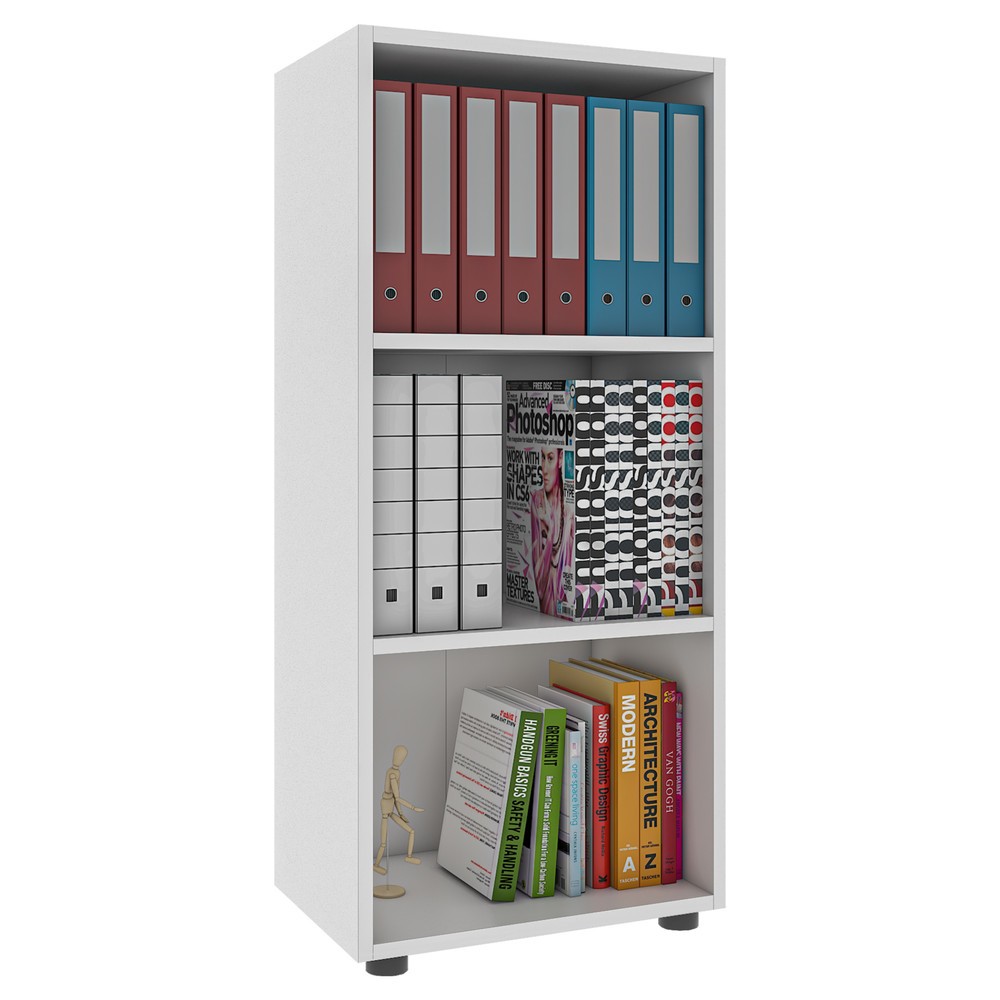Immagine del prodotto: VCM scaffale Ulas 3 scomparti, bianco