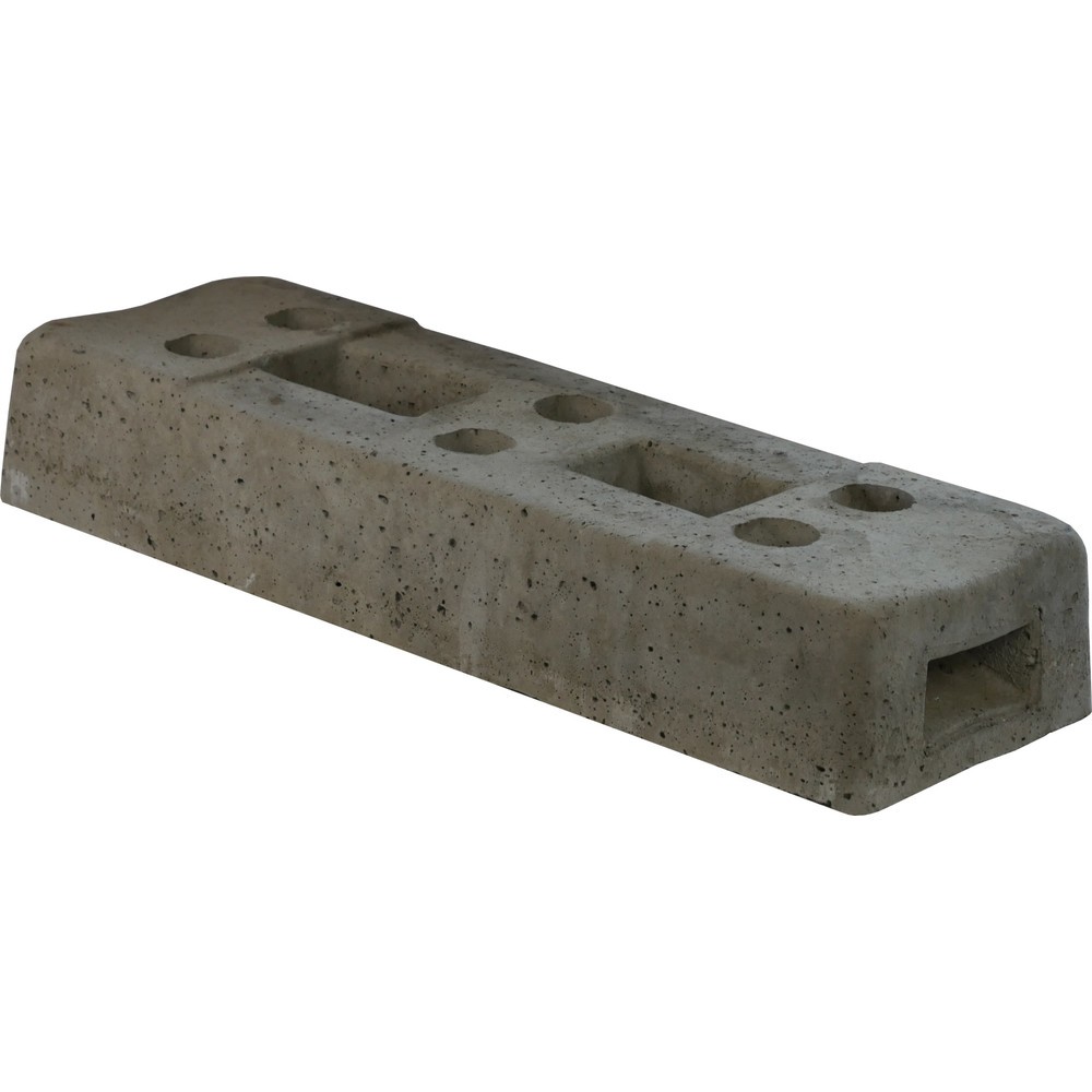 Produktabbildung: Schake Bauzaunfuß, Beton, 6 Löcher, 36 kg