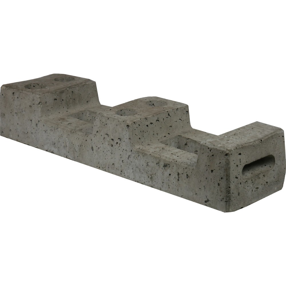 Produktabbildung: Schake Bauzaunfuß, Beton, 4 Löcher, 25 kg