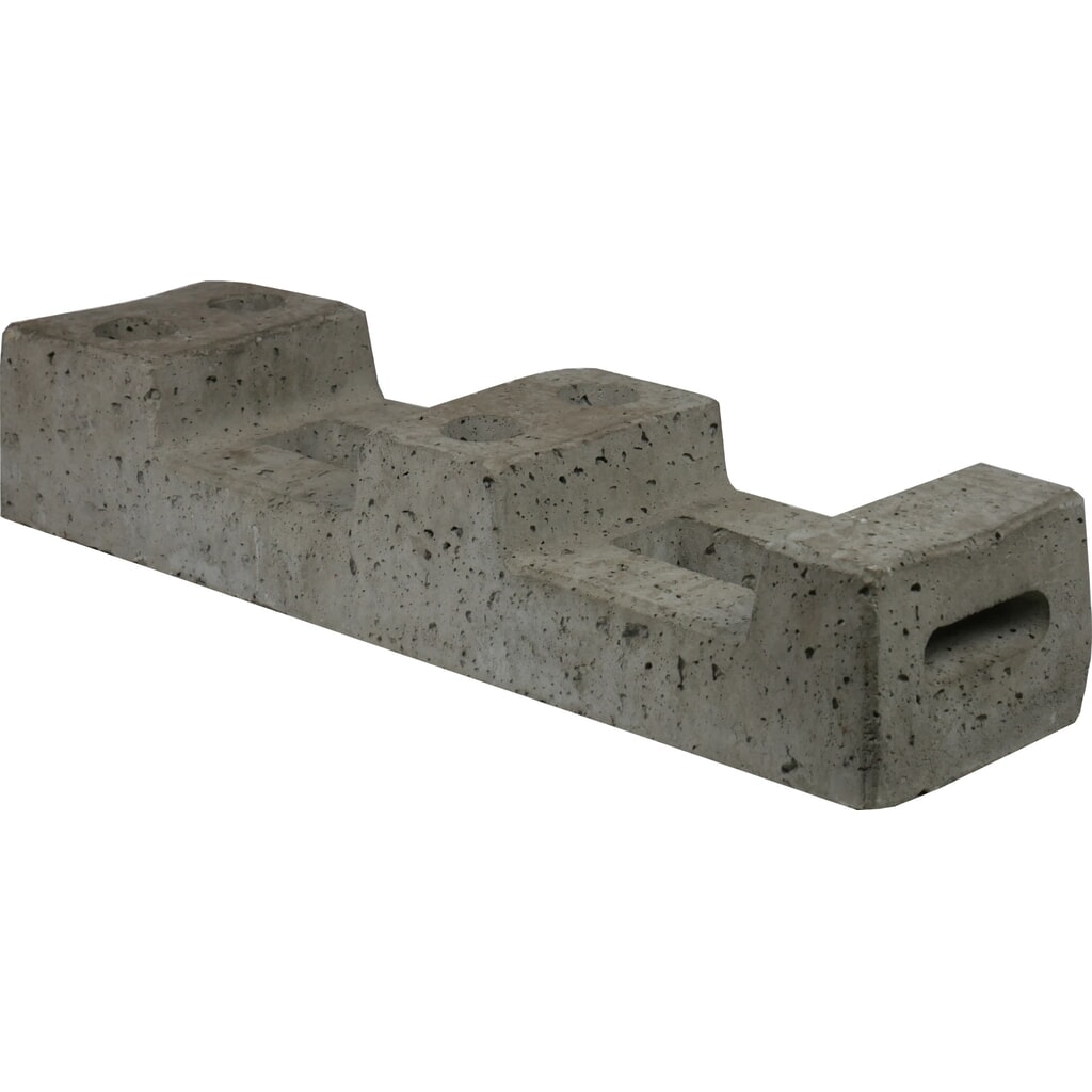Schake Bauzaunfuß, Beton, 4 Löcher, 25 kg Produktabbildung: Schake Bauzaunfuß, Beton, 4 Löcher, 25 kg