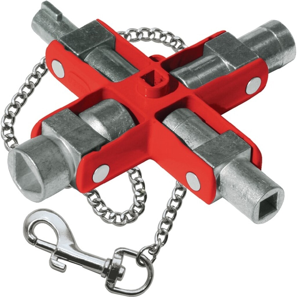 Schaltschrankschlüssel SuBMaster 9 in 1 9 Funktionen m.Karab.h.an Kette Produktabbildung: Schaltschrankschlüssel SuBMaster 9 in 1 9 Funktionen m.Karab.h.an Kette