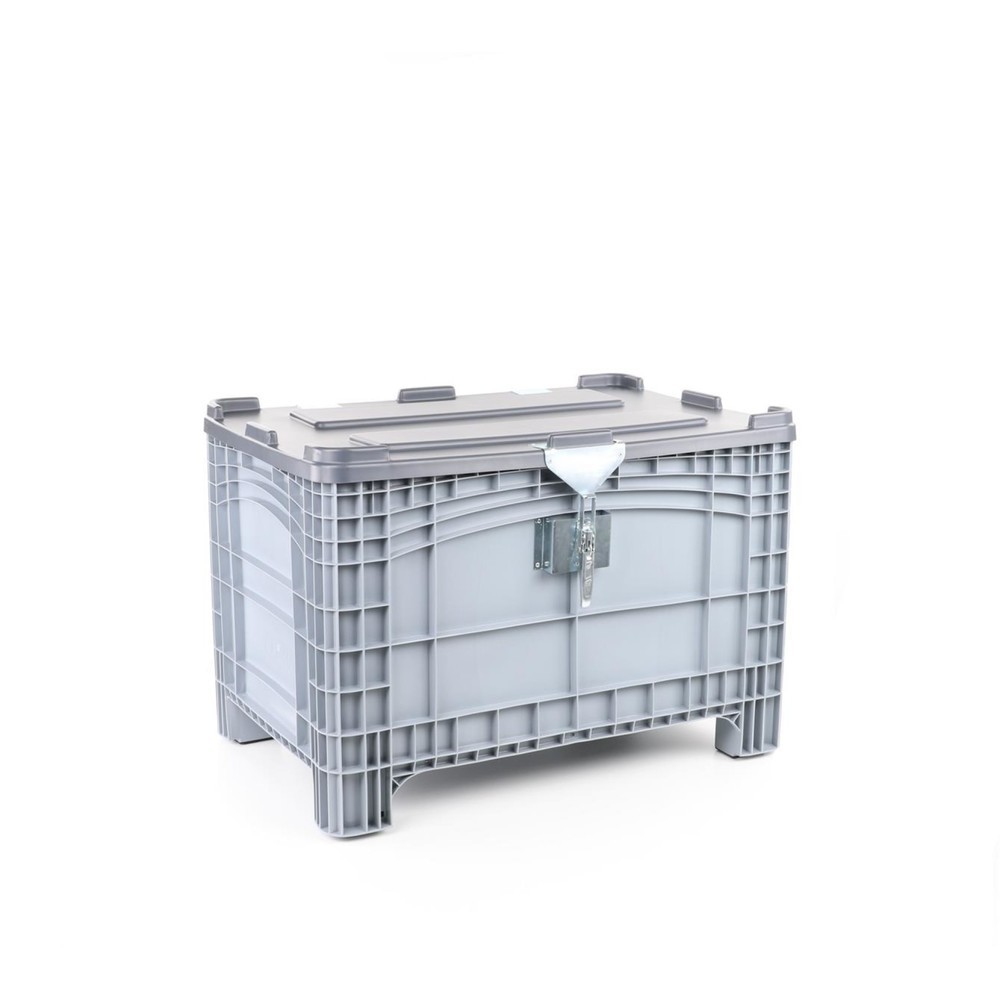 Produktabbildung Nr. 2: Scharnierdeckel für Großbehälter, durchbrochen, 1200x800 mm, abschließbar