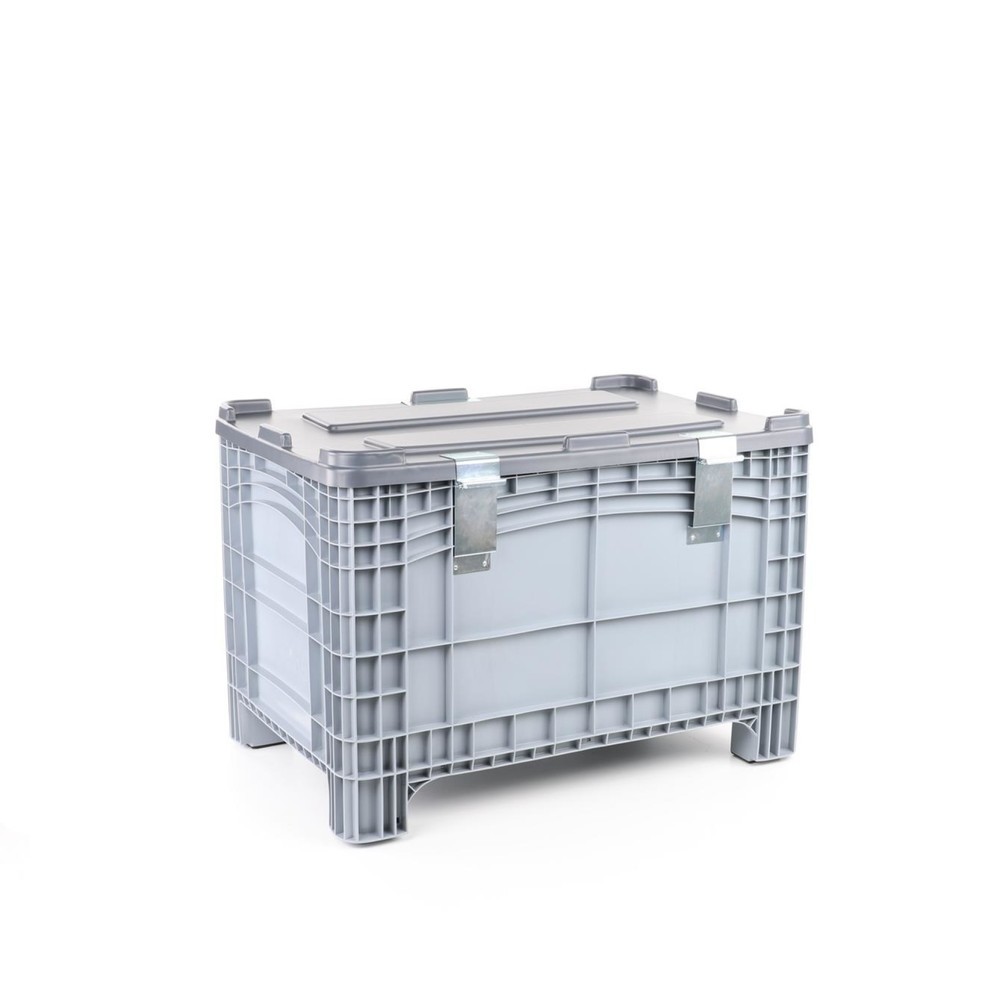 Produktabbildung Nr. 3: Scharnierdeckel für Großbehälter, durchbrochen, 1200x800 mm, abschließbar