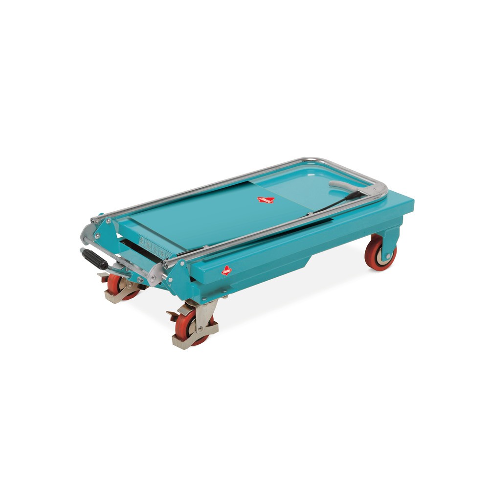 Produktabbildung Nr. 3: Scheren-Hubtischwagen Ameise® LTT 0.3 mit Einfach-Schere, klappbarer Bügel, Tragkraft 300 kg, Plattform à 850 x 500 mm