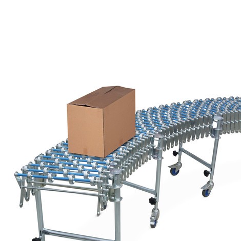 Produktabbildung Nr. 1: BLUME Scheren-Röllchenbahn, Länge 1,2 - 4,4 m, Breite 400 mm