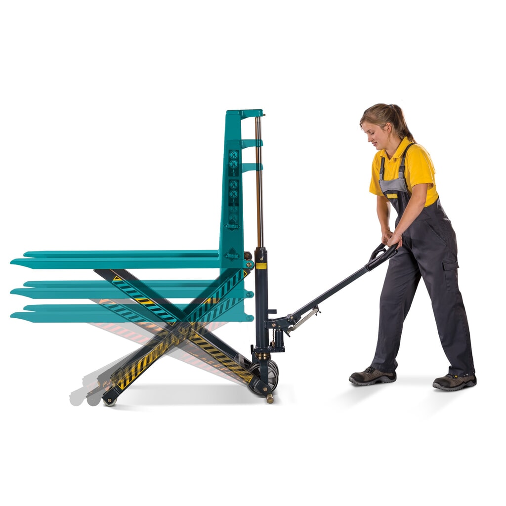 Scherenhubwagen Ameise® PTM 1.0 Scissor mit Schnellhub, Tragfähigkeit 1.000 kg, Gabellänge 1.150 mm Produktabbildung Nr. 18: Scherenhubwagen Ameise® PTM 1.0 Scissor mit Schnellhub, Tragfähigkeit 1.000 kg, Gabellänge 1.150 mm