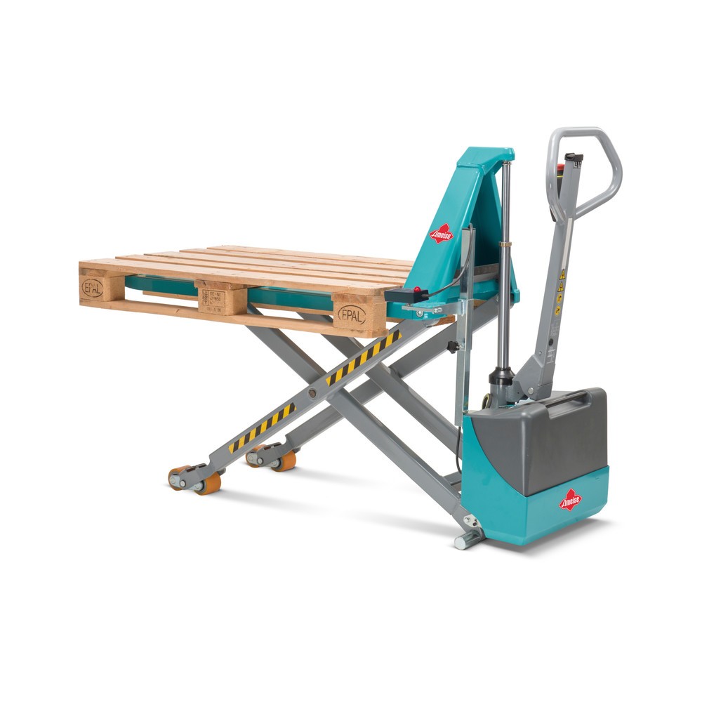 Produktabbildung Nr. 7: C-Ware Scheren-Hubwagen Ameise® PTM 1.5 elektrohydraulisch, Tragkraft 1.500 kg, Gabellänge 1.520 mm, Polyurethan