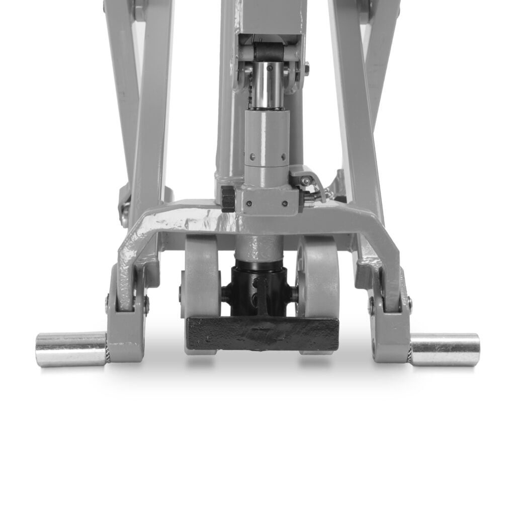 Produktabbildung Nr. 2: B-Ware Scheren-Hubwagen Ameise® - handhydraulisch, TK 1.500 kg, GL 1.520 mm, Polyurethan