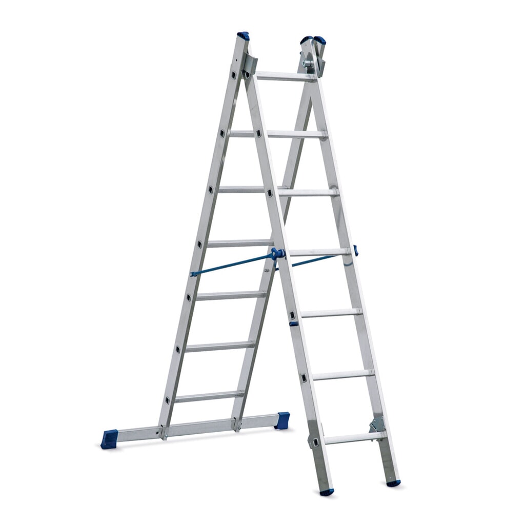 Produktabbildung: Schiebeleiter BASIC, 2-teilig, Standhöhe 3,43 m
