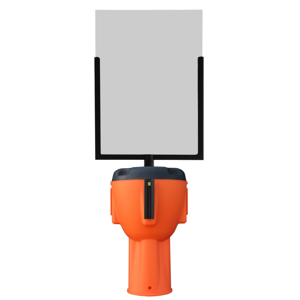 Produktabbildung Nr. 2: Schildtafel-Aufsatz SK 950 für RS-GUIDESYSTEMS® Leitkegel-Aufsatz SK 900, DIN A4 Hochformat
