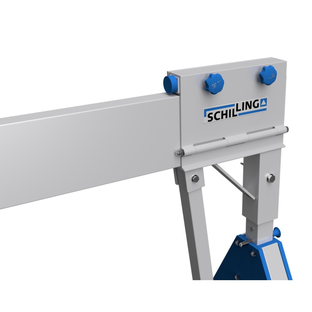 Produktabbildung Nr. 2: SCHILLING Alu-Portalkran mit teilbarem Doppelträger, Einhängepunkt 2.155-3.655 mm, Länge 6.000 mm, TK 1.000 kg