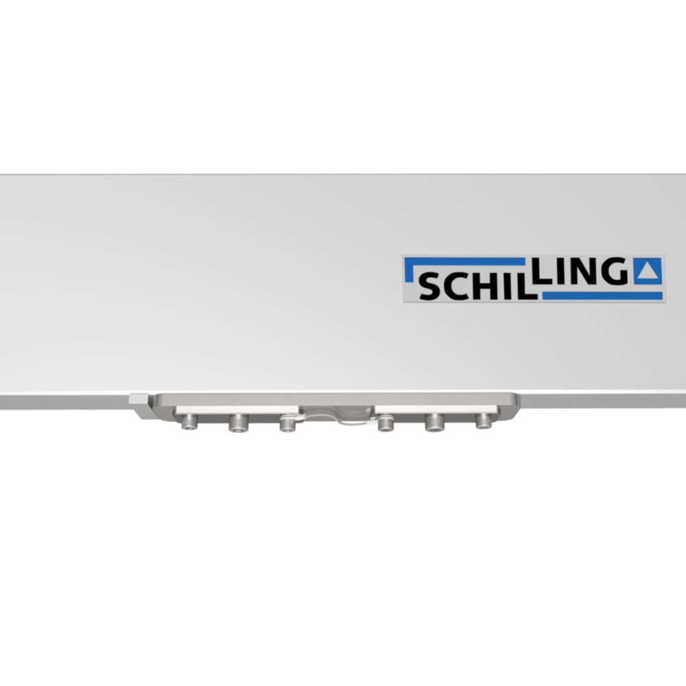 Produktabbildung Nr. 11: SCHILLING Alu-Portalkran mit teilbarem Doppelträger, Einhängepunkt 2.155-3.655 mm, Länge 6.000 mm, TK 1.000 kg