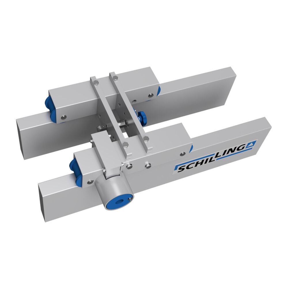 Produktabbildung Nr. 13: SCHILLING Alu-Portalkran mit teilbarem Doppelträger, Einhängepunkt 2.155-3.655 mm, Länge 6.000 mm, TK 1.000 kg