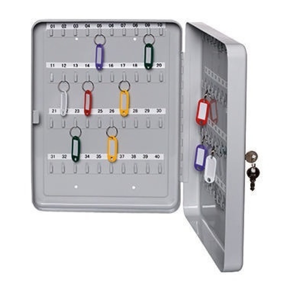 Produktabbildung: ALCO Schlüsselschrank 892 16x20x8cm für 40Schlüssel lichtgrau