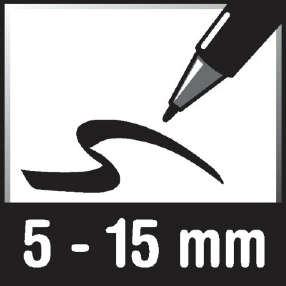 Produktabbildung Nr. 5: Schneider Kreidemarker Maxx 260 126049 Keilspitze 5+15mm weiß