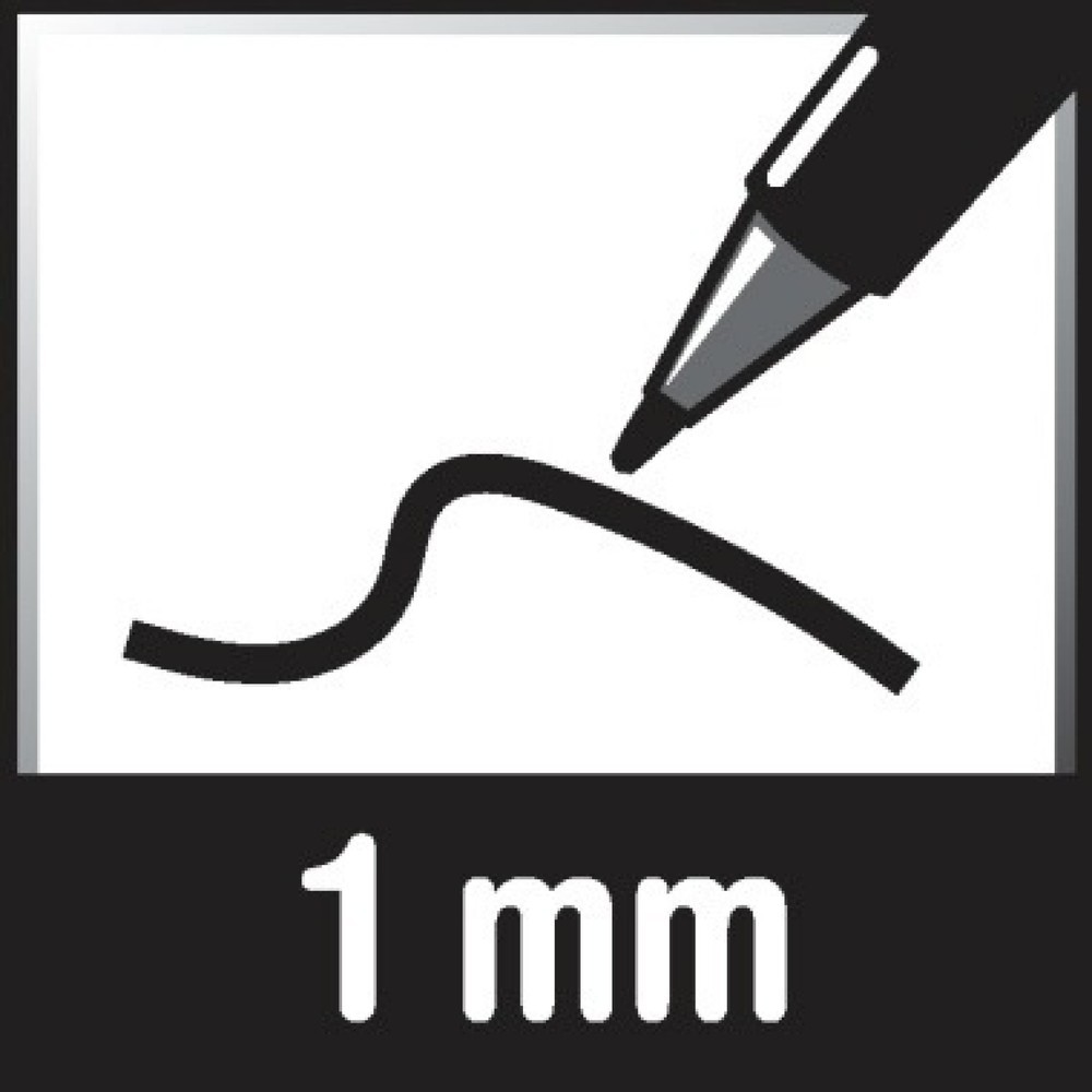 Produktabbildung Nr. 14: edding Permanentmarker 400 4-400009 1mm nachfüllbar Rundspitze rosa