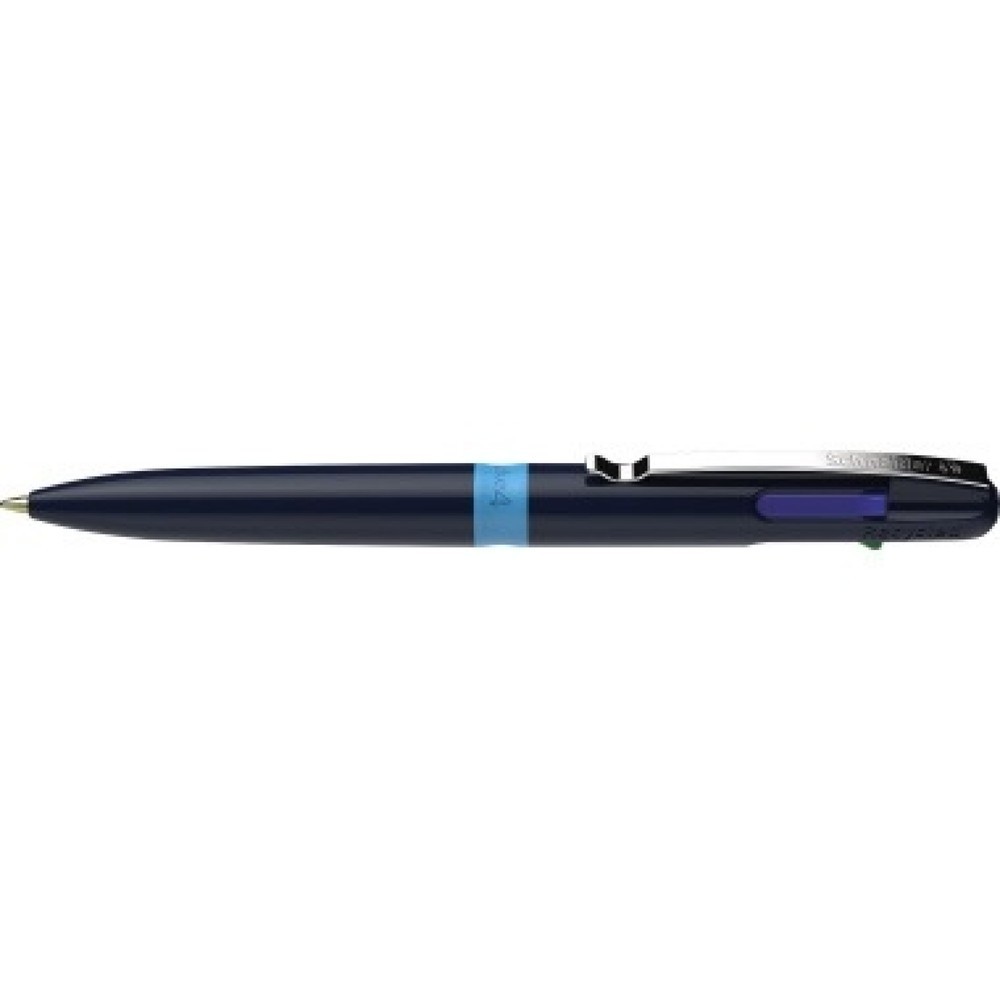 Produktabbildung: Schneider 4-Farb-Kugelschreiber Take4 50-138003 M blau
