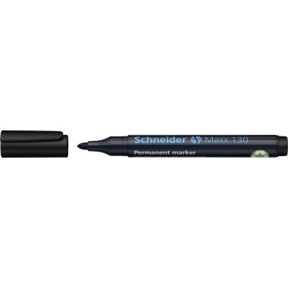 Produktabbildung: Schneider Permanentmarker Maxx 130 113001 1-3mm Rundspitze schwarz