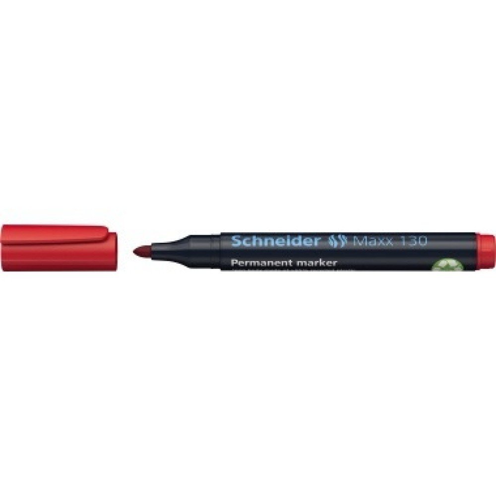 Produktabbildung: Schneider Permanentmarker Maxx 130 113002 1-3mm Rundspitze rot
