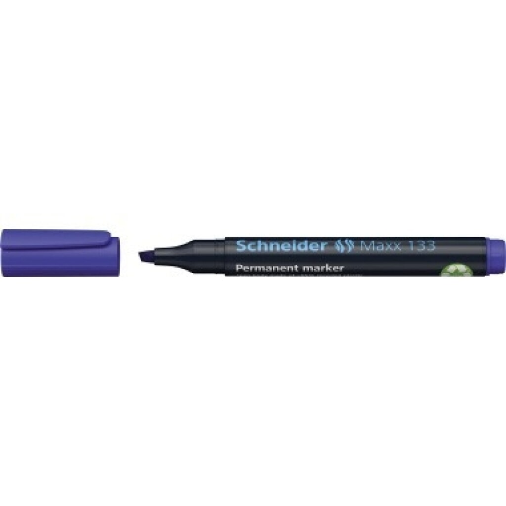Produktabbildung: Schneider Permanentmarker Maxx 133 113303 1+4mm Keilspitze blau