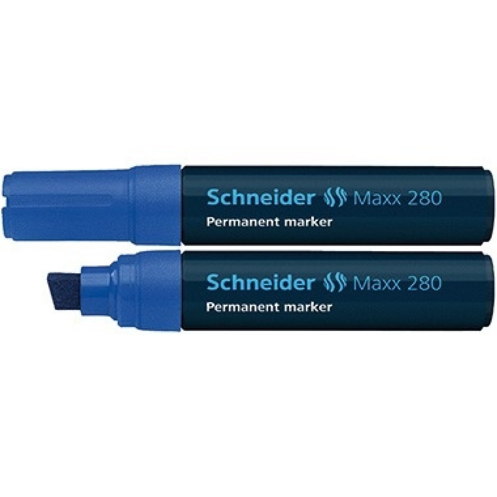 Produktabbildung: Schneider Permanentmarker Maxx 280 128003 4+12mm blau