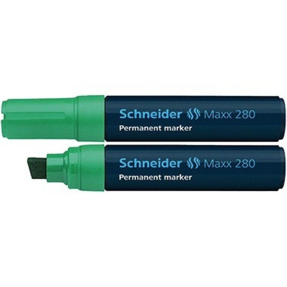 Produktabbildung: Schneider Permanentmarker Maxx 280 128004 4+12mm grün