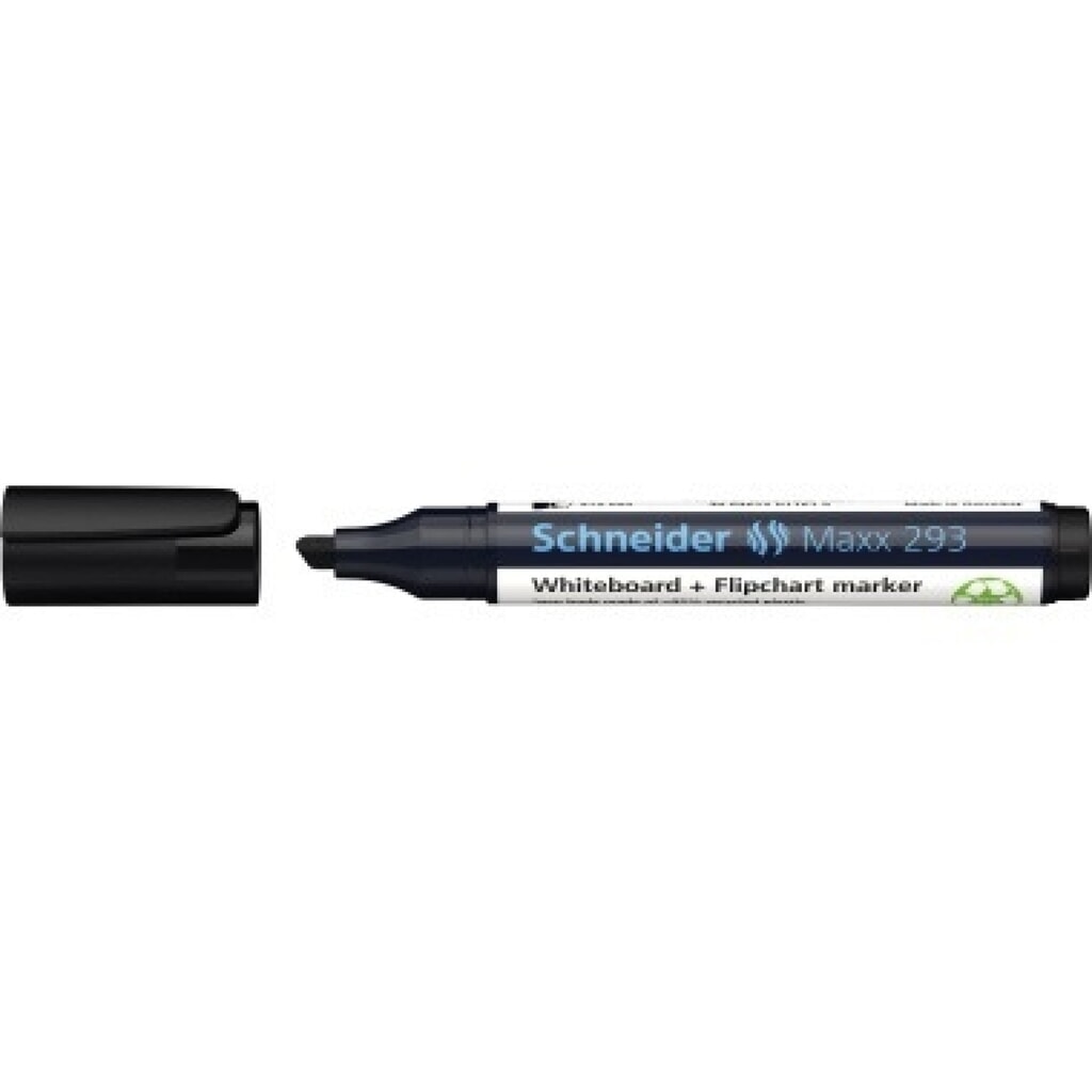 Schneider Boardmarker Maxx 293 129301 2+5mm Keilspitze schwarz Produktabbildung: Schneider Boardmarker Maxx 293 129301 2+5mm Keilspitze schwarz