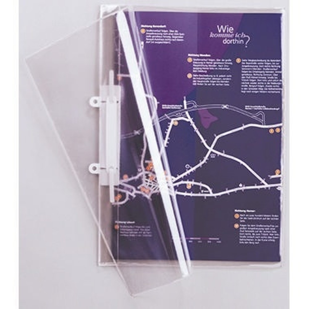 Produktabbildung: DURABLE Schnellhefter 251219 DIN A4 PVC transparent