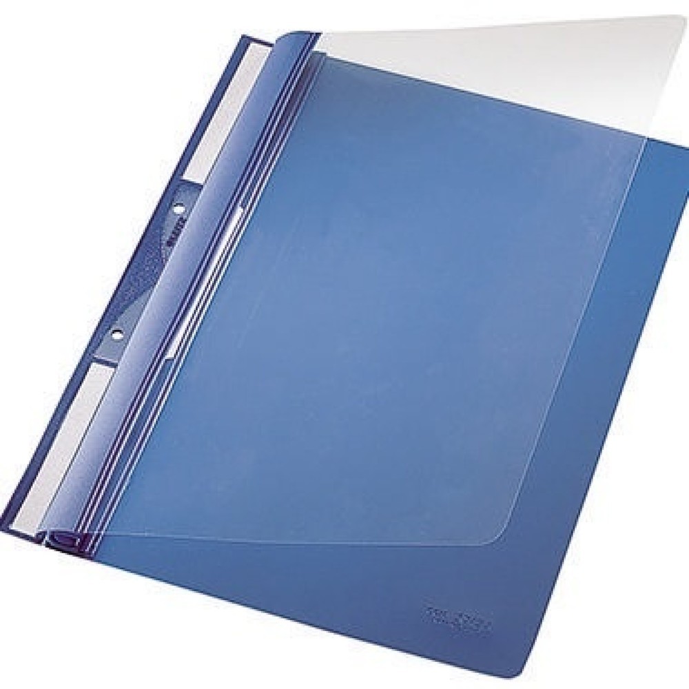 Produktabbildung: Leitz Einhakhefter 41900035 DIN A4 kfm. Heftung PVC blau