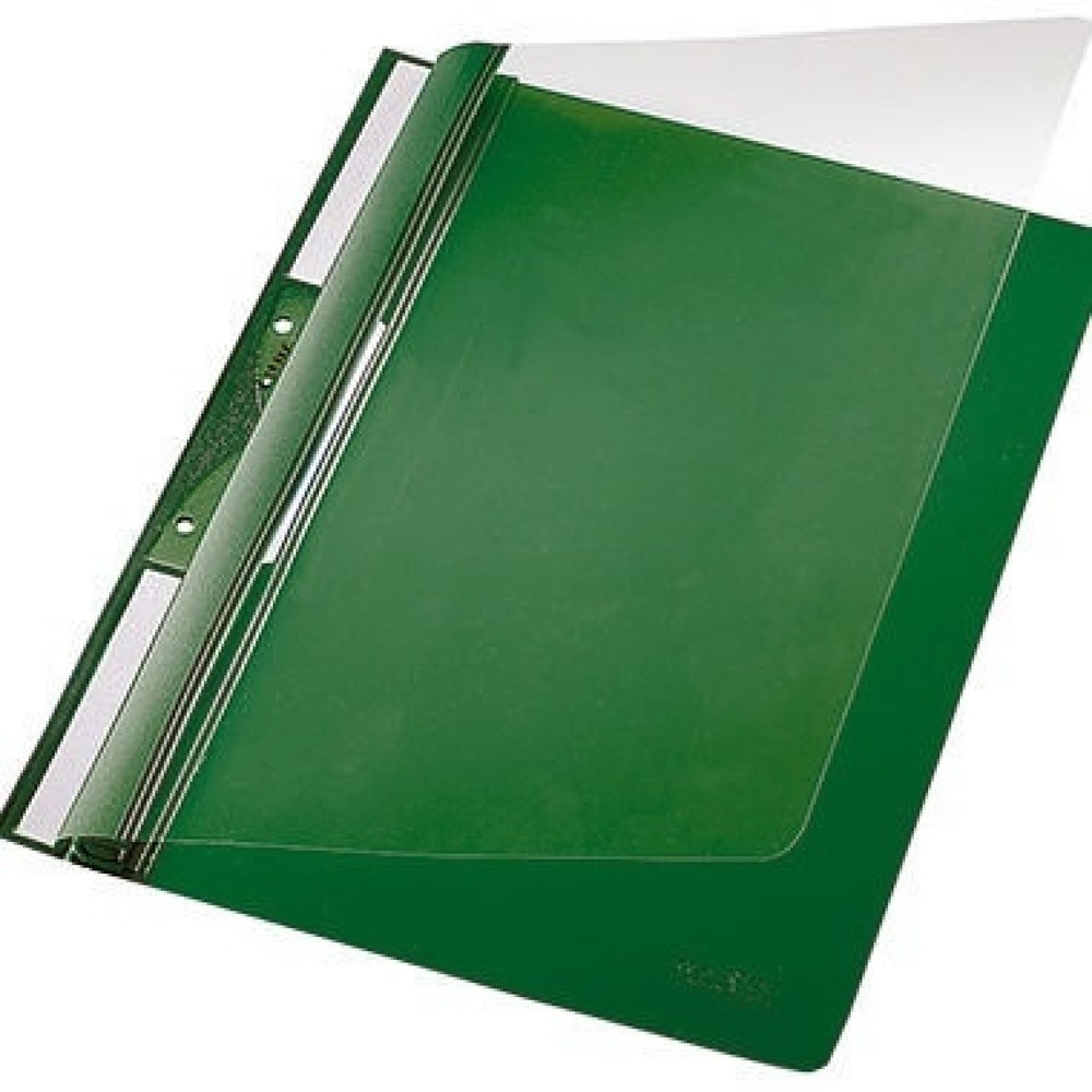 Produktabbildung: Leitz Einhakhefter 41900055 DIN A4 kfm. Heftung PVC grün