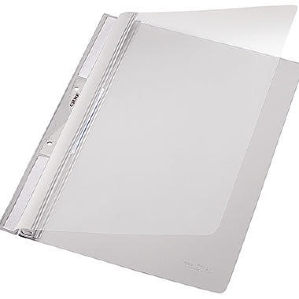 Produktabbildung: Leitz Einhakhefter 41900085 DIN A4 kfm. Heftung PVC grau