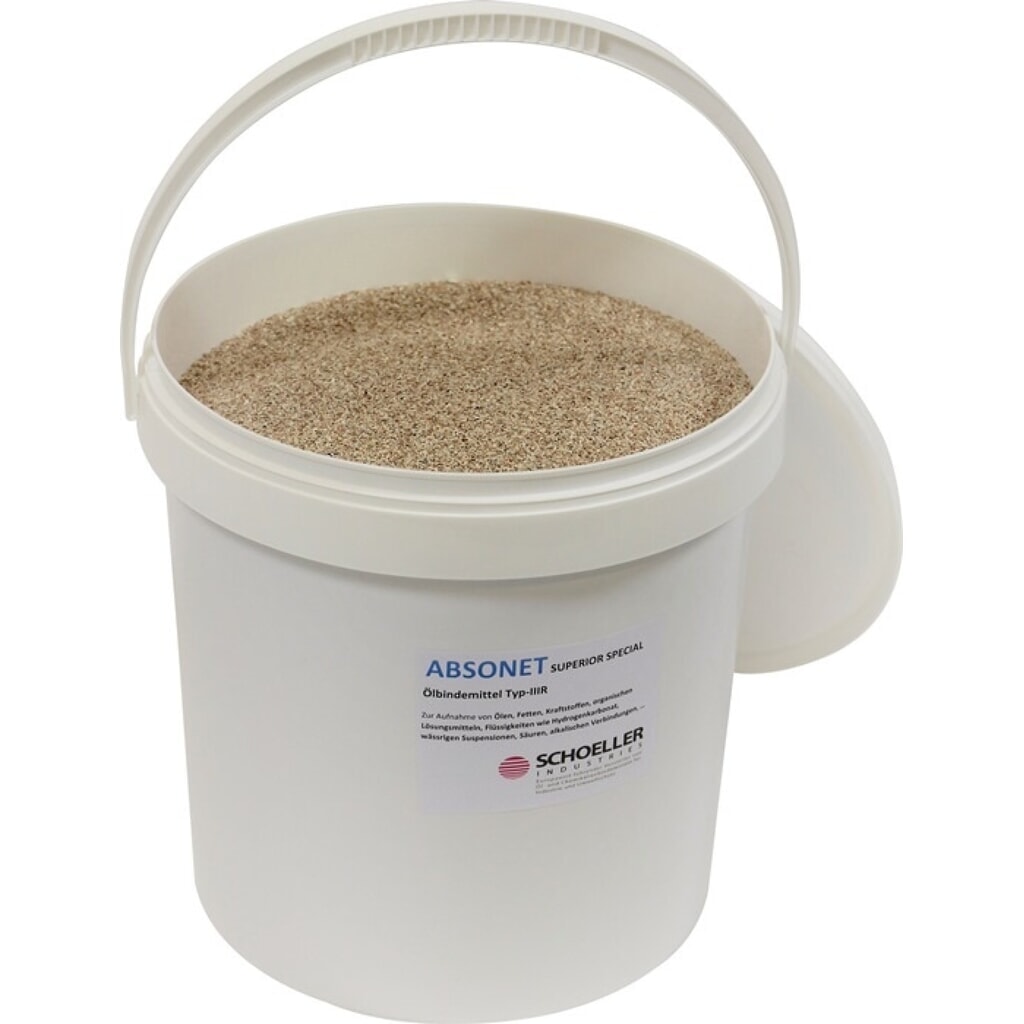 Produktabbildung: SCHOELLER INDUSTRIES Ölbindemittel Superior Special, Inhalt 10 l / ca. 4,5 kg, Eimer