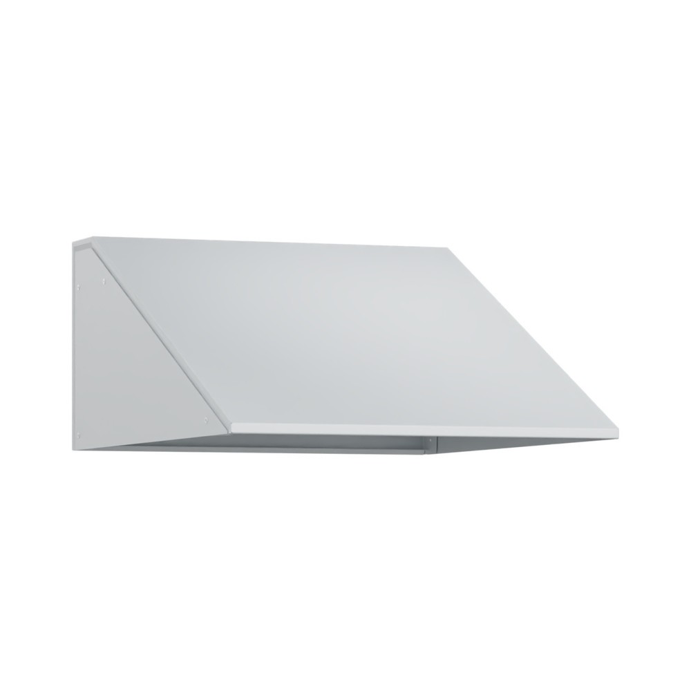 Produktabbildung: Schrägdachaufsatz für C+P Kleiderspind, lichtgrau, Breite 400 mm