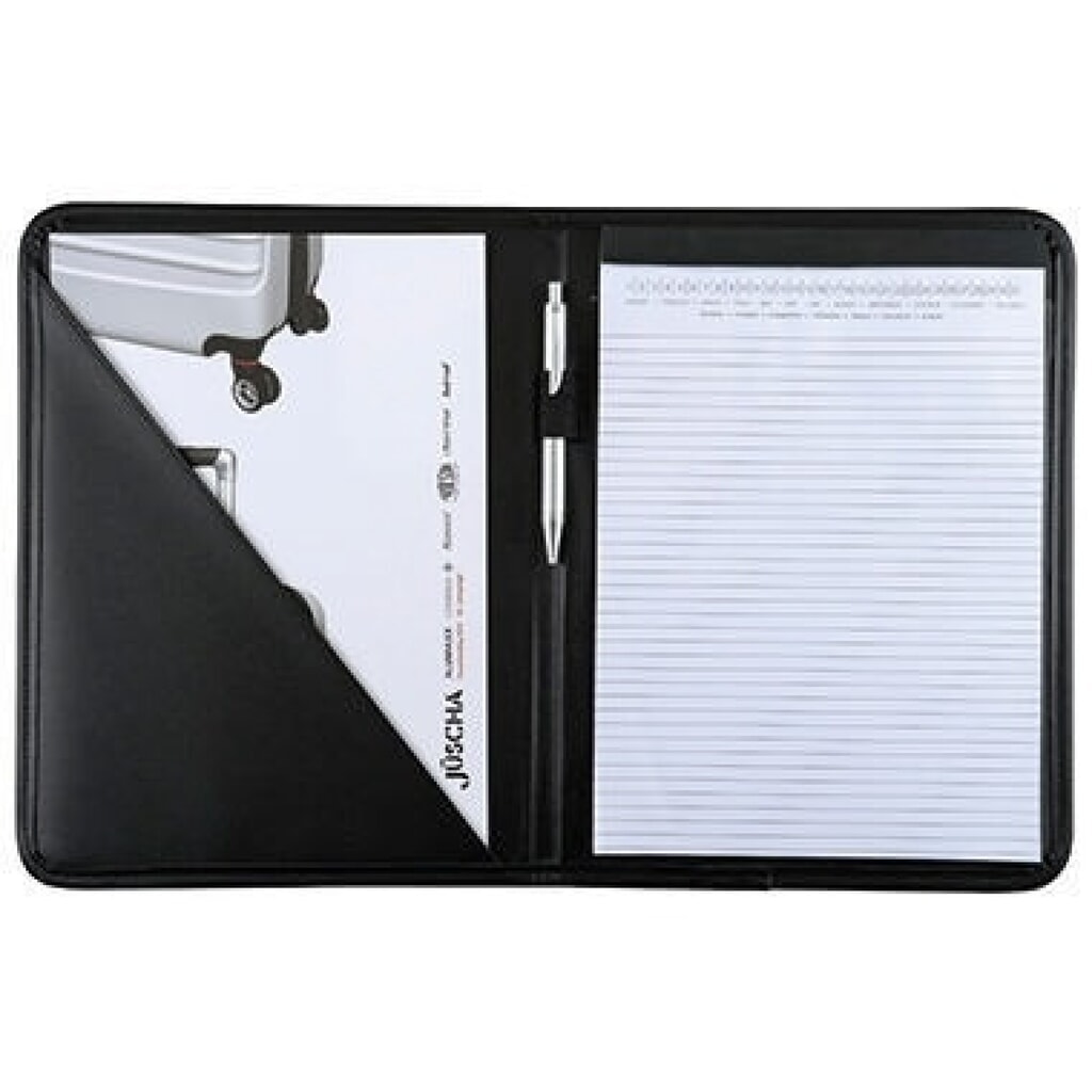 Alassio Schreibmappe Savona 30099 A4 Lederimitat sw Produktabbildung Nr. 2: Alassio Schreibmappe Savona 30099 A4 Lederimitat sw